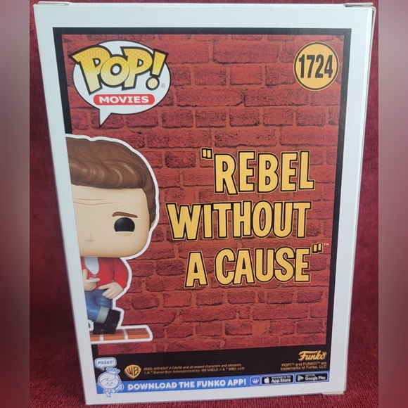 Jim stark funko # 1724 (nib) With pop protector - Picture 7 of 7